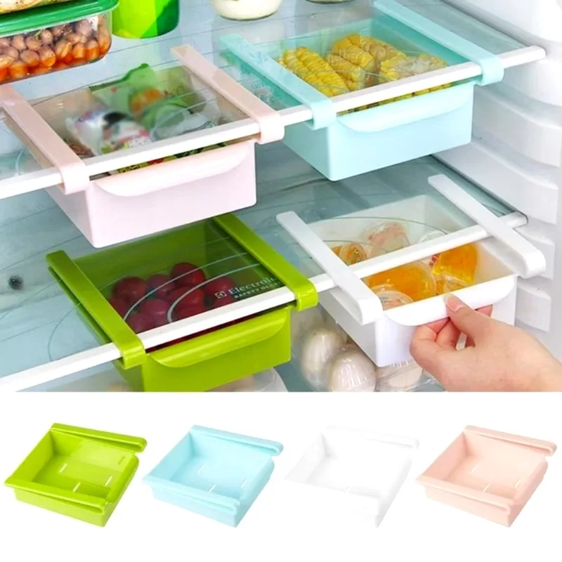 Food Storage With Dividers - Rutsche Küche Kühlschrank Gefrierschrank Platzsparer Organizer