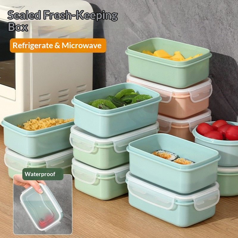 Food Storage Meals - Luftdichte Lebensmittelbehälter BPA-frei Stapelbare Auslaufsichere Lunchbox