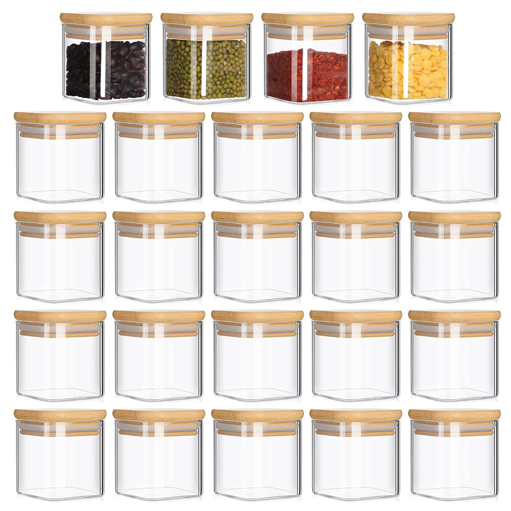 4oz 6Packs Glasgefäße Set mit  – Food Storage Labels Bewertung und Preis