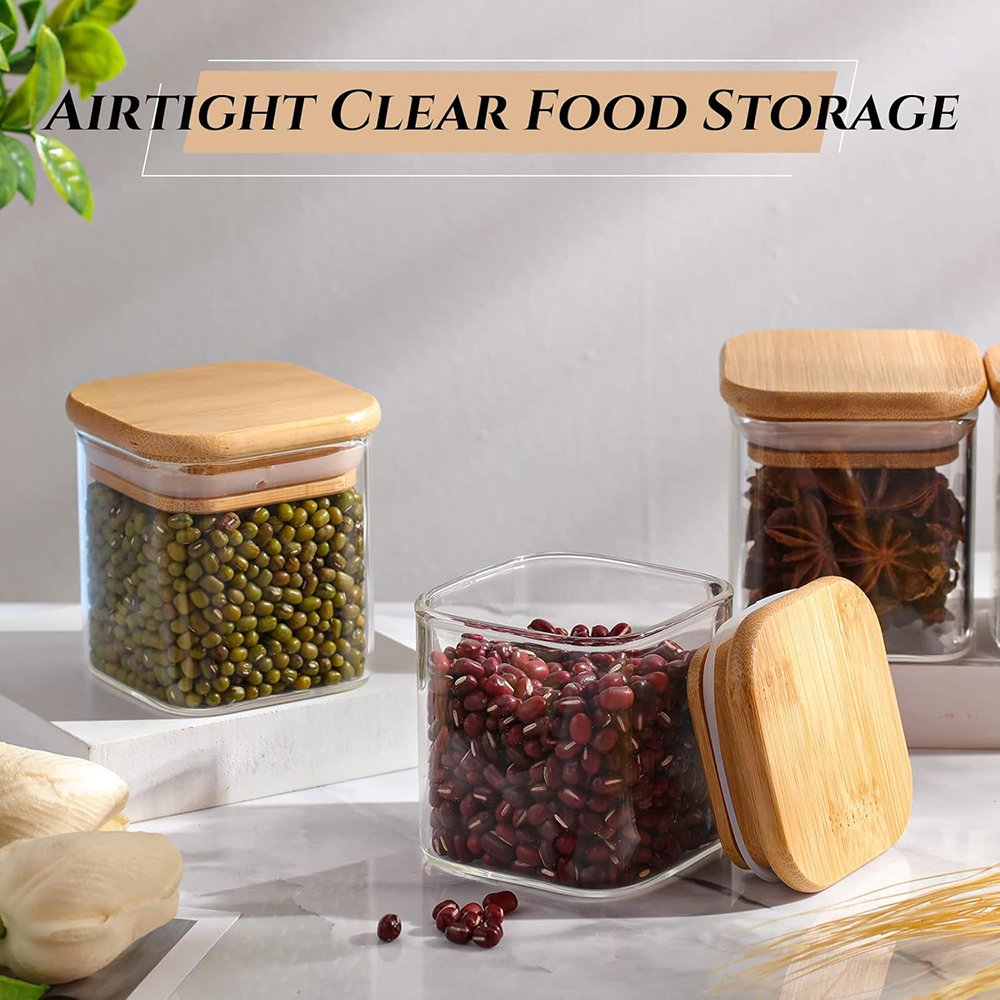 4oz 6Packs Glasgefäße Set mit  – Food Storage Labels Bewertung und Preis