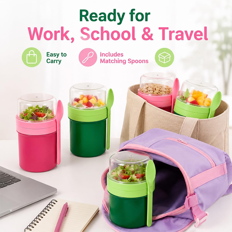 Tragbarer Doppelschichtiger Ov – Food Storage Meals Bewertung und Preis