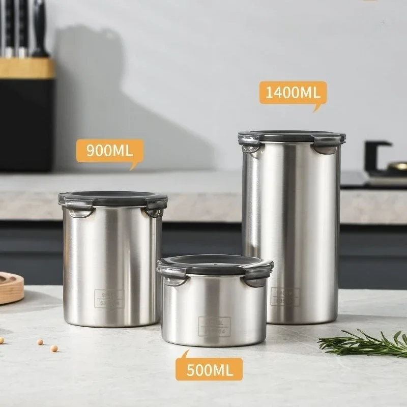 304 rostfreie luftdichte Behäl – Food Storage With Dividers Bewertung und Preis