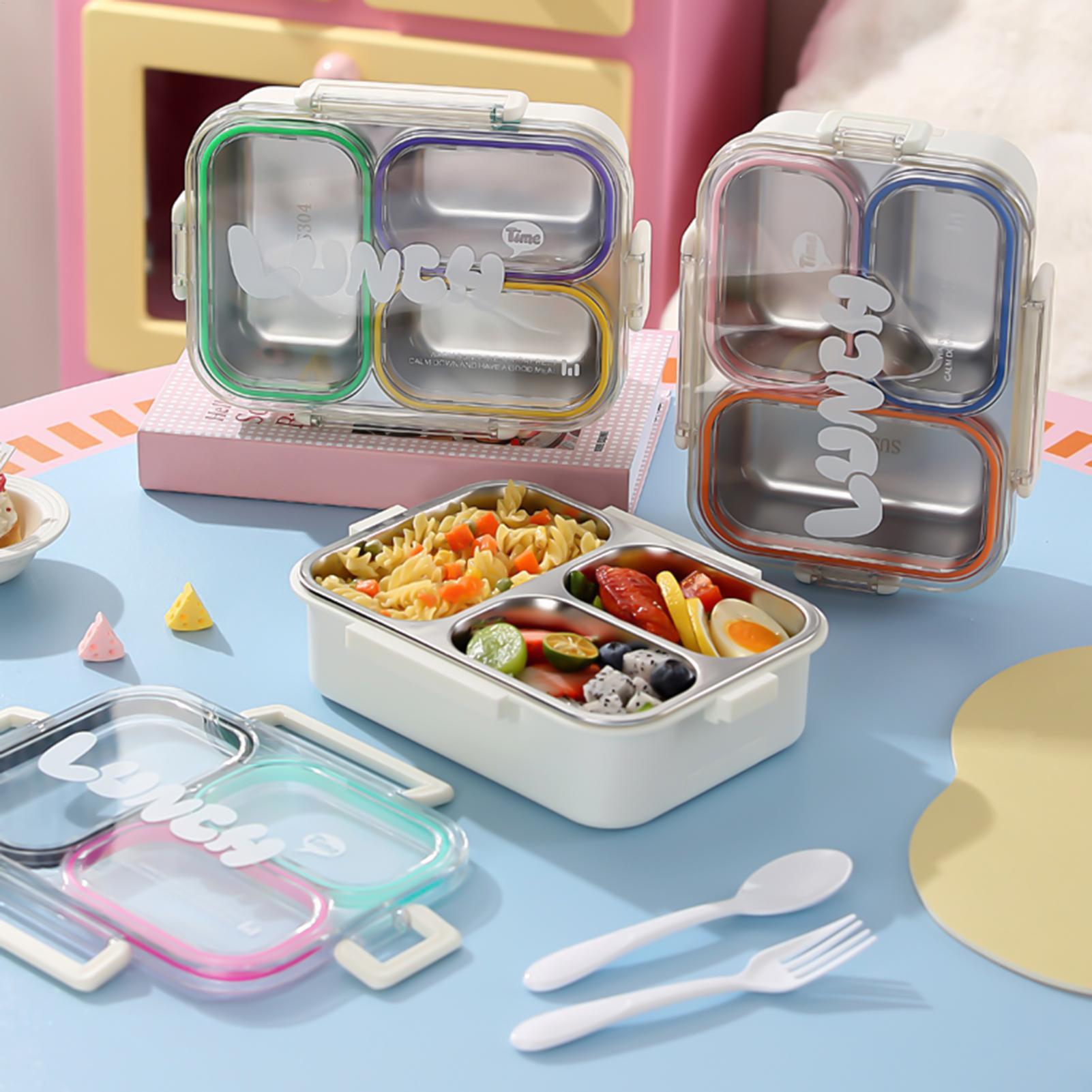 Edelstahl-Lunchbox, geteilt, a – Food Storage With Dividers Bewertung und Preis