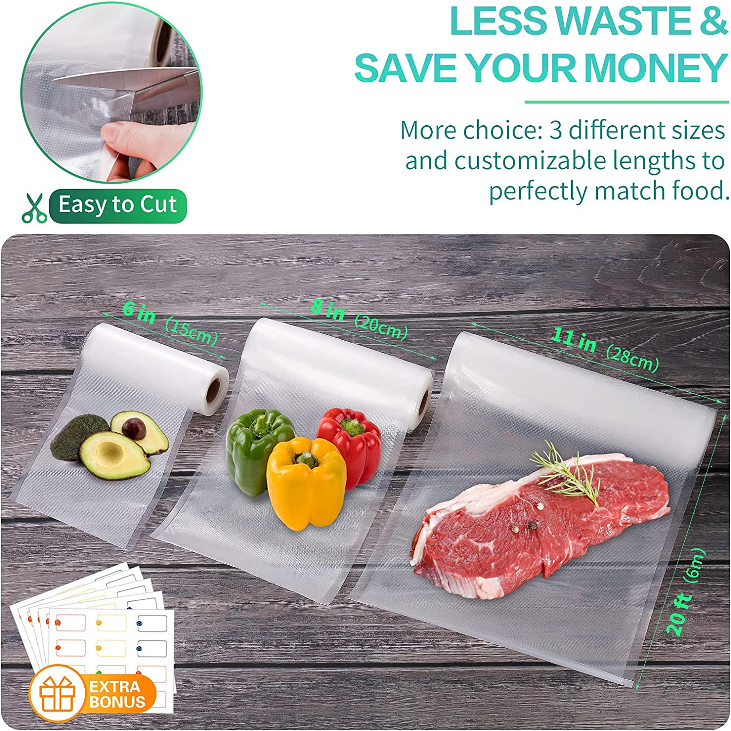 Küchenbeutel für Vakuumiergerä – Food Storage Bag Bewertung und Preis