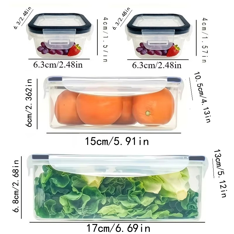 8-teiliges Set mit 4 Behältern – Food Storage Meals Bewertung und Preis