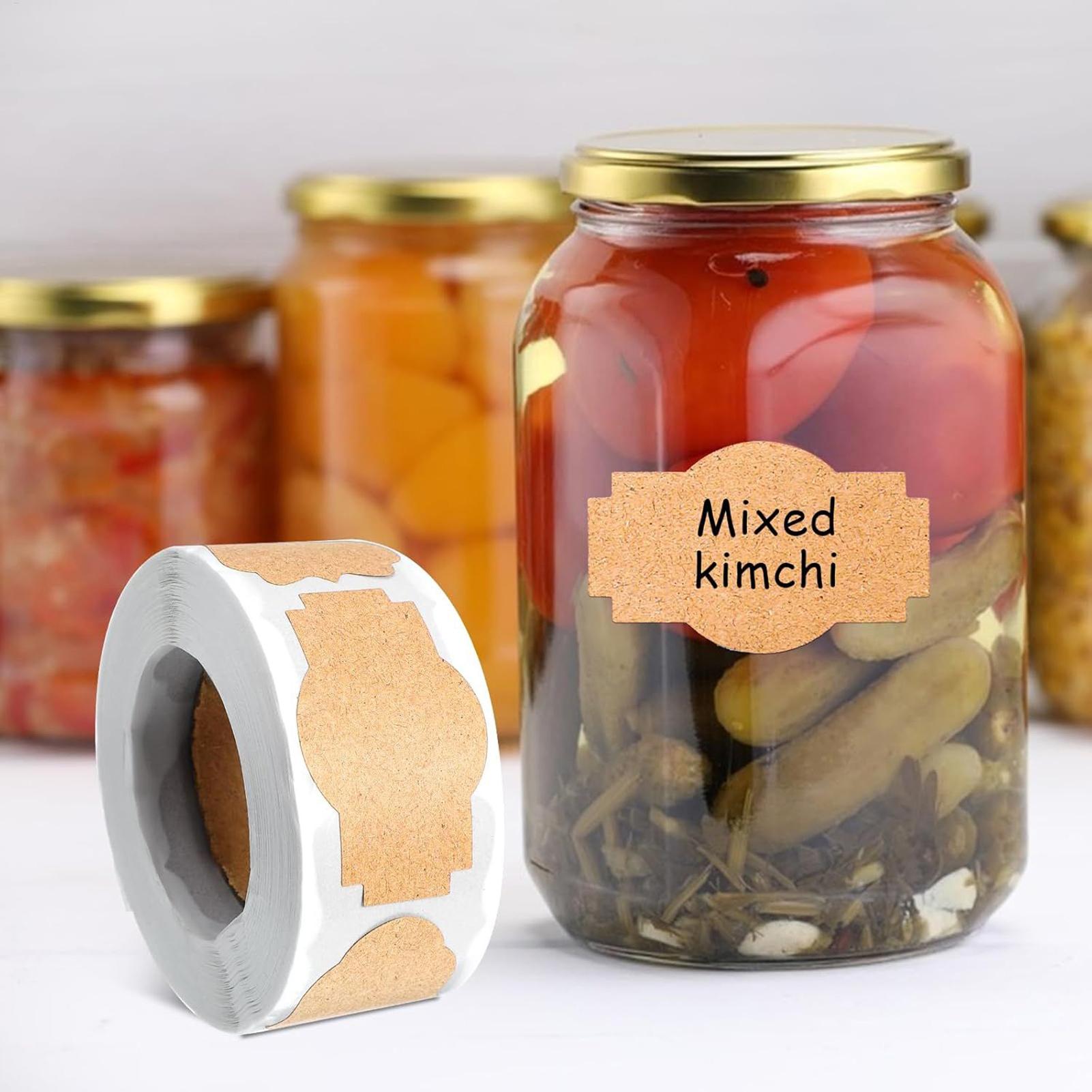 300 Stück Glasetiketten, Aufkl – Food Storage Labels Bewertung und Preis