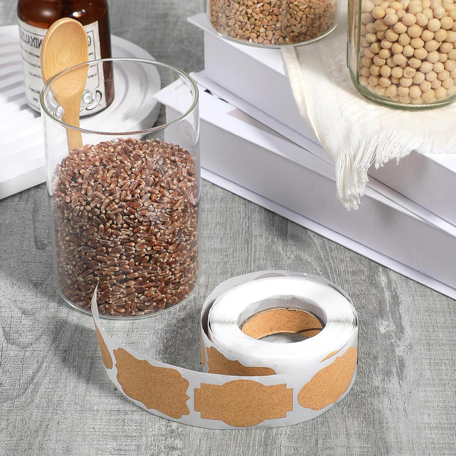 300 Stück Glasetiketten, Aufkl – Food Storage Labels Bewertung und Preis
