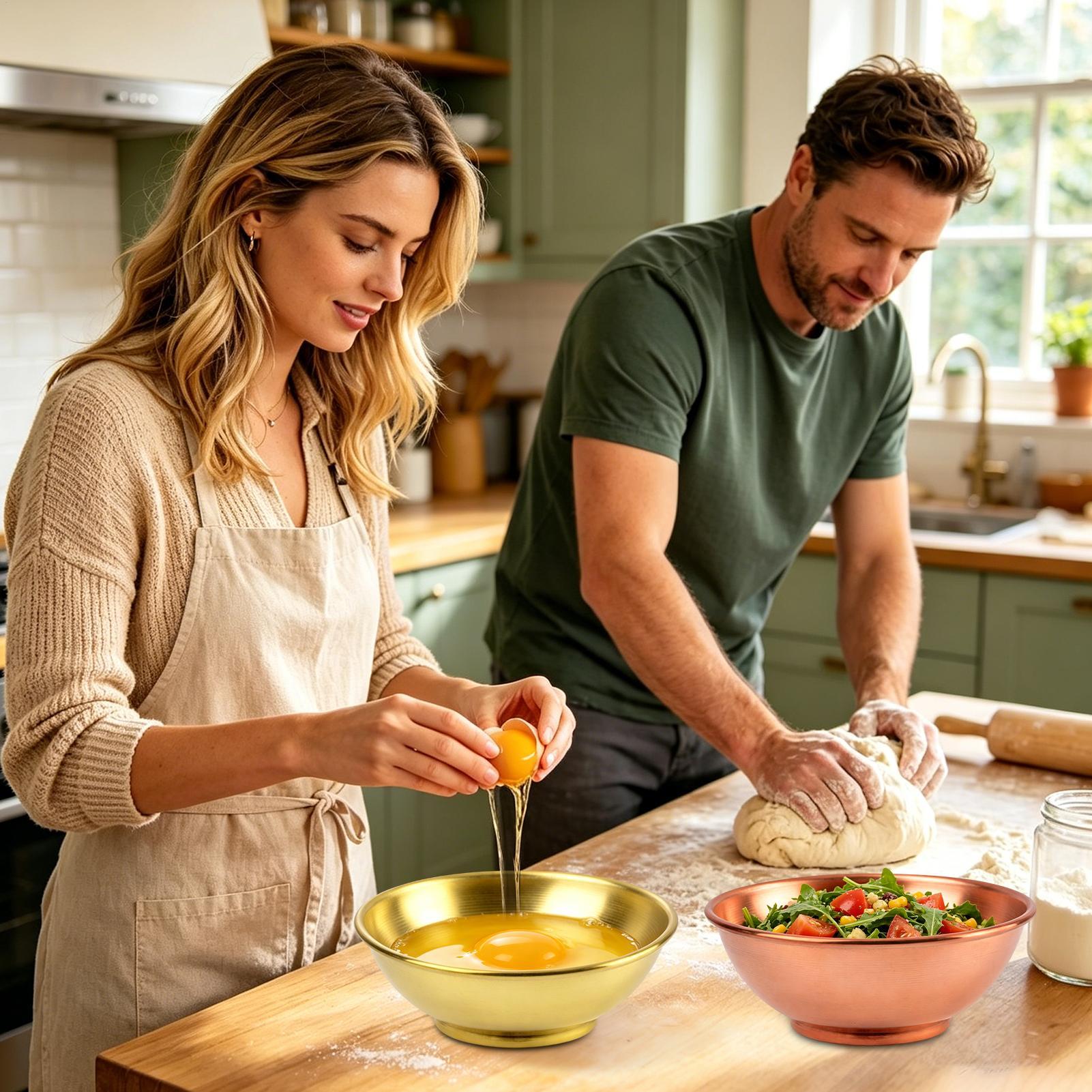 Kupferschüssel, große Aufbewah – Food Storage Meals Bewertung und Preis