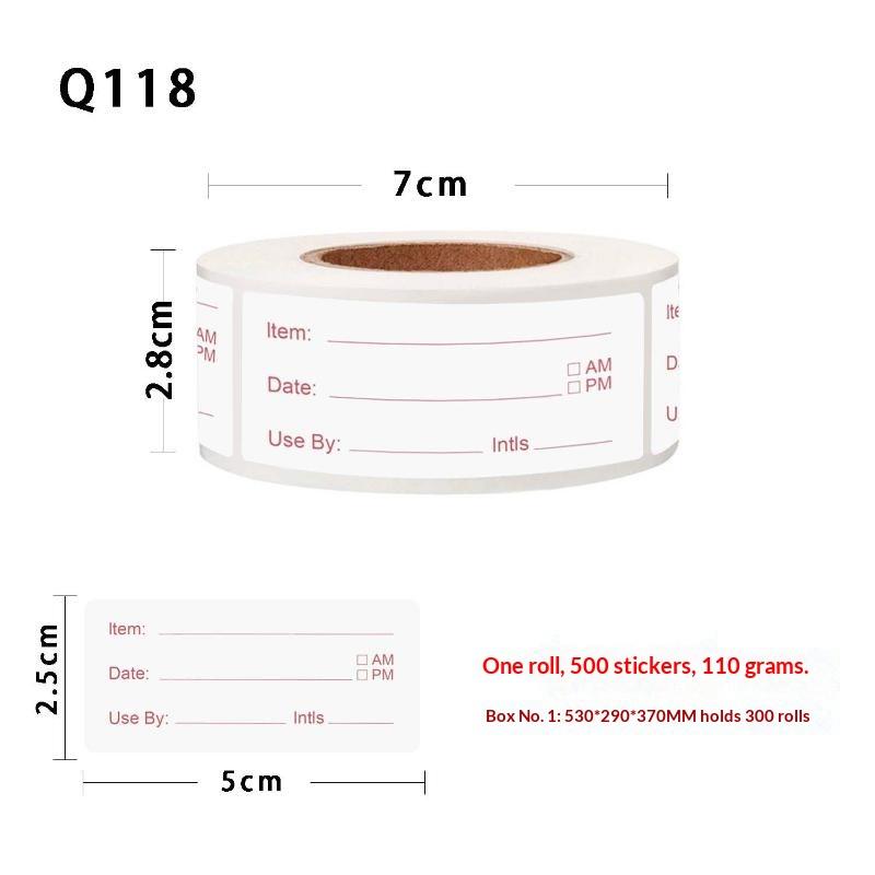 500 Stück/Rolle 5*2,5cm Küchen – Food Storage Labels Bewertung und Preis